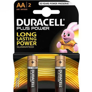 باتری نیم قلمی دوراسل مدل PLUS POWER بسته 2 عددی
